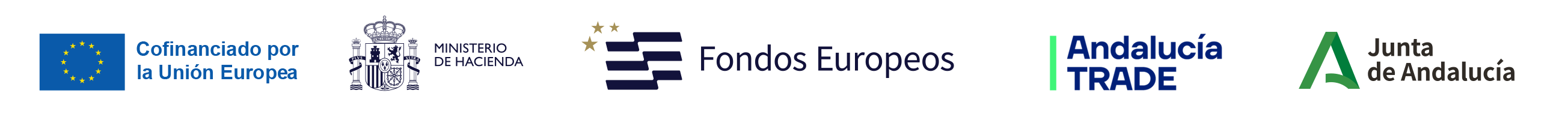 Logotipos del Fondo Europeo de Desarrollo Regional de la Unión Europea y la Junta de Andalucía